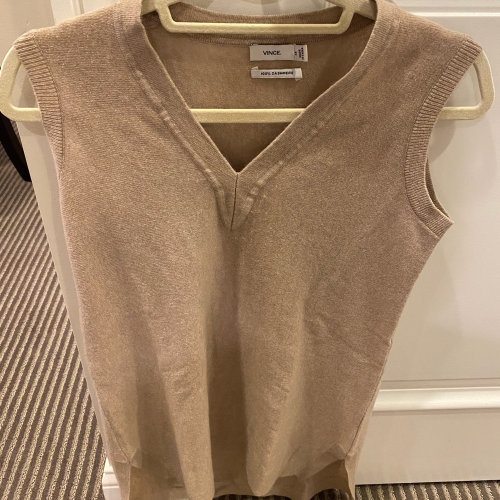 VINCE 100% Cashmere Sweater Vest